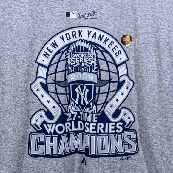 New York Yankees World Series 2009 Champions T-Shirt XXL Y2K Baseball - Picture 6 of 6